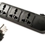 SEVENSTAR SS 60 Universal Power Strip 3 Outlets for 110V-250V Worldwide Travel with Surge/Overload