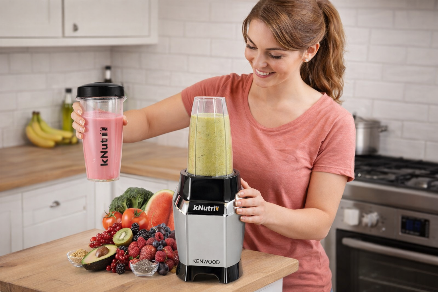 K-KEN-BSP70 KENWOOD 600W BLENDER WITH 2 JAR