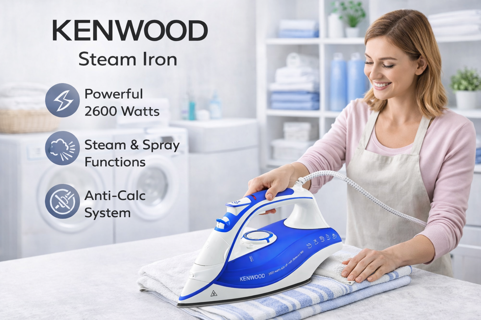 K-KEN-ISP600BL KENWOOD STEAM IRON 2600W