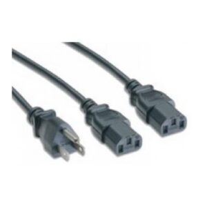 2 Power Splitter Connect 2 Devices to 1 Power