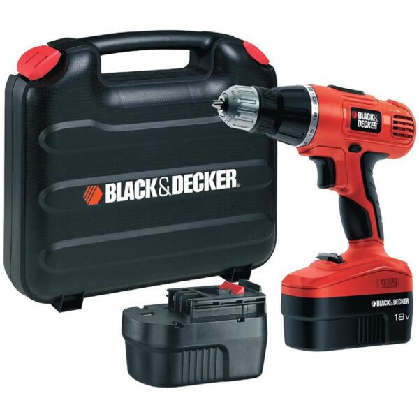 Black & Decker EPC-188BK 18V 2-Gear Hammer Drill