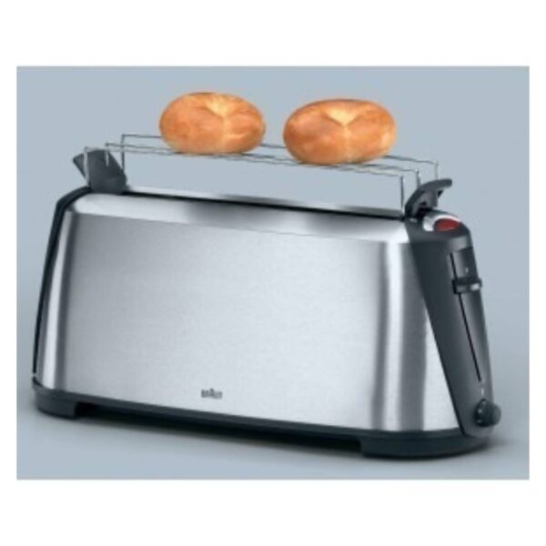 Braun HT-600 Sommelier Stainless Steel 2 Slice Toaster 220 Volts