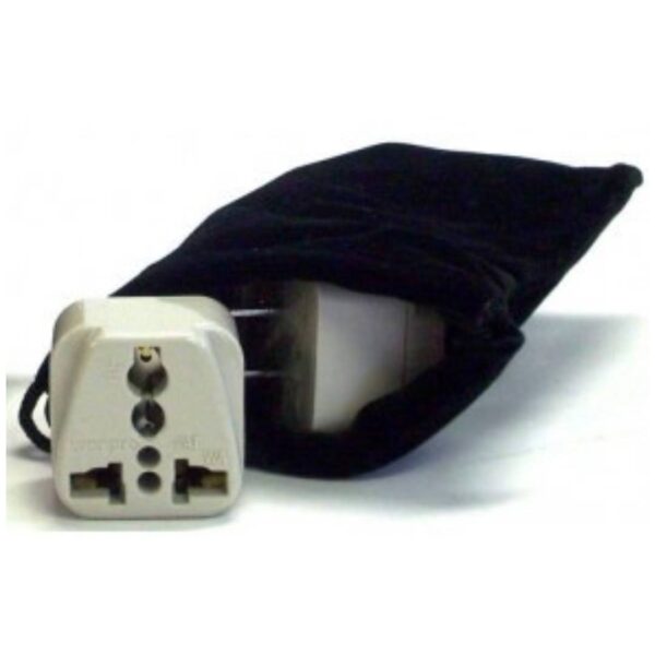 Cape Verde Power Plug Adapters Kit with Travel Carrying Pouch