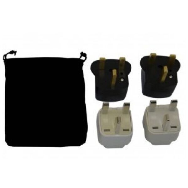 Channel Islands Power Plug Adapters Kit with Travel Carrying Pouch