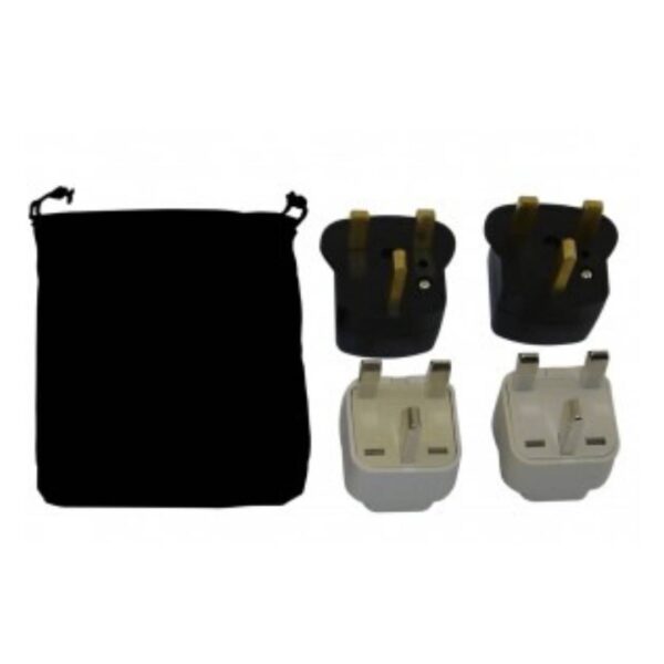 Czech Republic Power Plug Adapters Kit with Travel Carrying Pouch