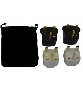 Power Plug Adapters Kit with Travel Carrying Pouch