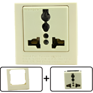 Type A through L Universal Electrical Receptacle Outlet 20 AMPS, With Panel Face