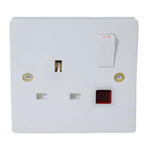 Type G Electrical Receptacle Outlet for UK 13 Amp Panel Mount Switch/Light