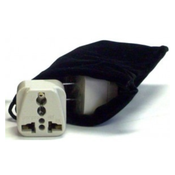 Power Plug Adapters Kit with Travel Carrying Pouch