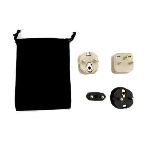 Tokelau Power Plug Adapters Kit with Travel Carrying Pouch - TK