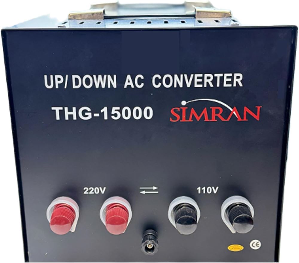 15,000 Watts Step Up and Down Voltage Converter Transformer, THG-15000 220 to 110 Volts, (CE Approved)