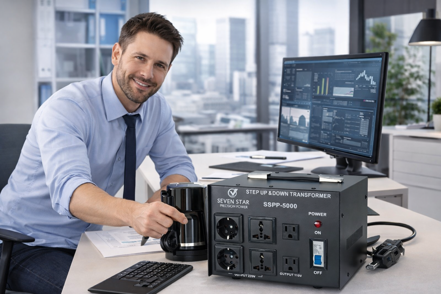 Sevenstar Precision Power 5000W Step Up/Down Voltage SSPP 5000 