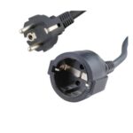 European SCHUKO Extension Power Cord sizes 8′, 10′, & 25′