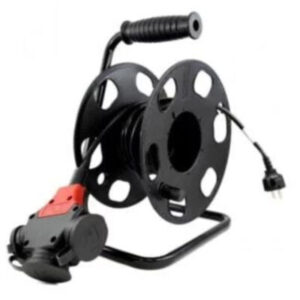 Regvolt Extension Cord with REEL 3 Outlet European SCHUKO Extension Cord 16 Amp 250 Volt with 3 Splash Proof outlets