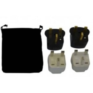 Scotland Power Plug Adapters Kit with Travel Carrying Pouch