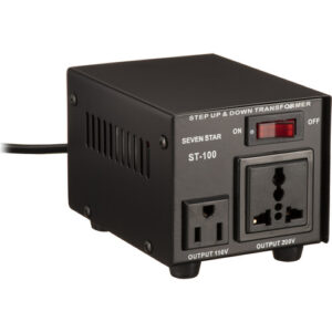 Seven Star ST-100, 100 Watts Step Up and Down Voltage Converter Transformer