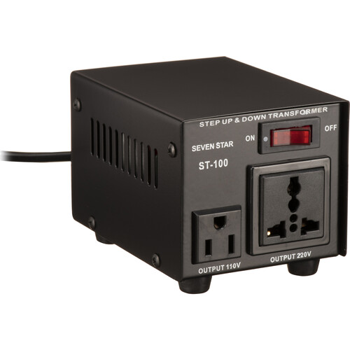 Seven Star ST-100, 100 Watts Step Up and Down Voltage Converter Transformer