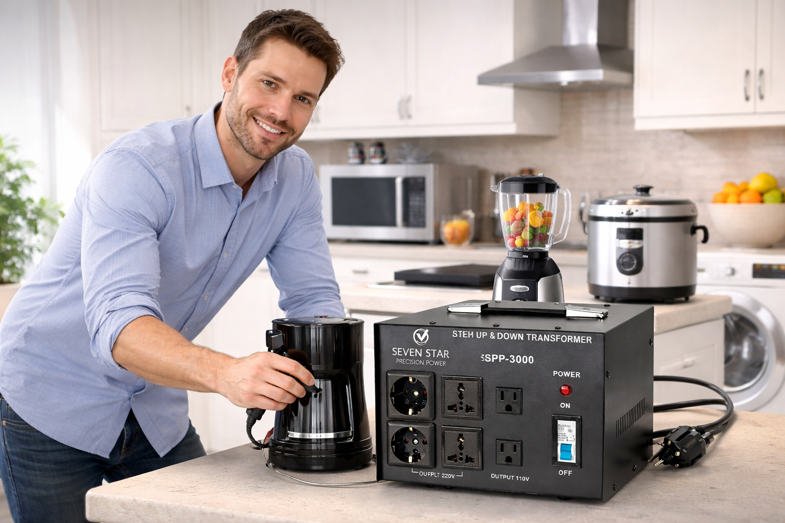 Sevenstar Precision Power 3000W Step Up/Down Voltage SSPP 3000