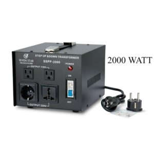 Sevenstar 2000W Step Up/Down Voltage Transformer - SSPP 2000
