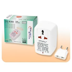 Small Light 100 Watts Travel Step UP and Down Voltage Converter 110 to 220 v or 220 to 110 v