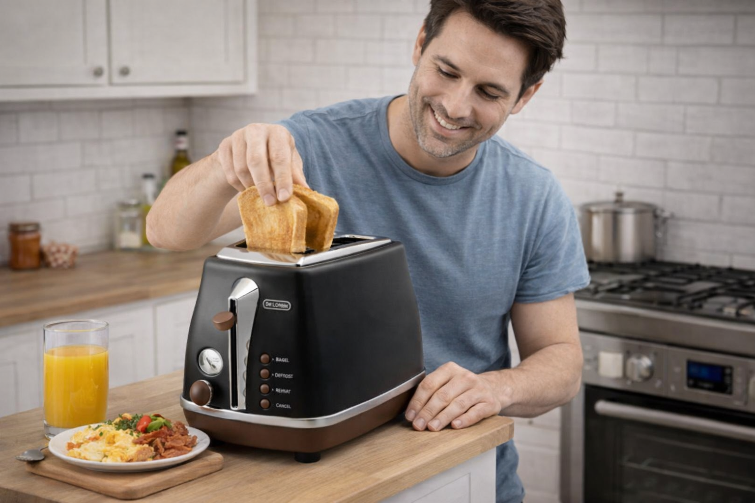 K-DE-CTOV2103 BW DELONGHI ICONA VINTAGE TOASTER