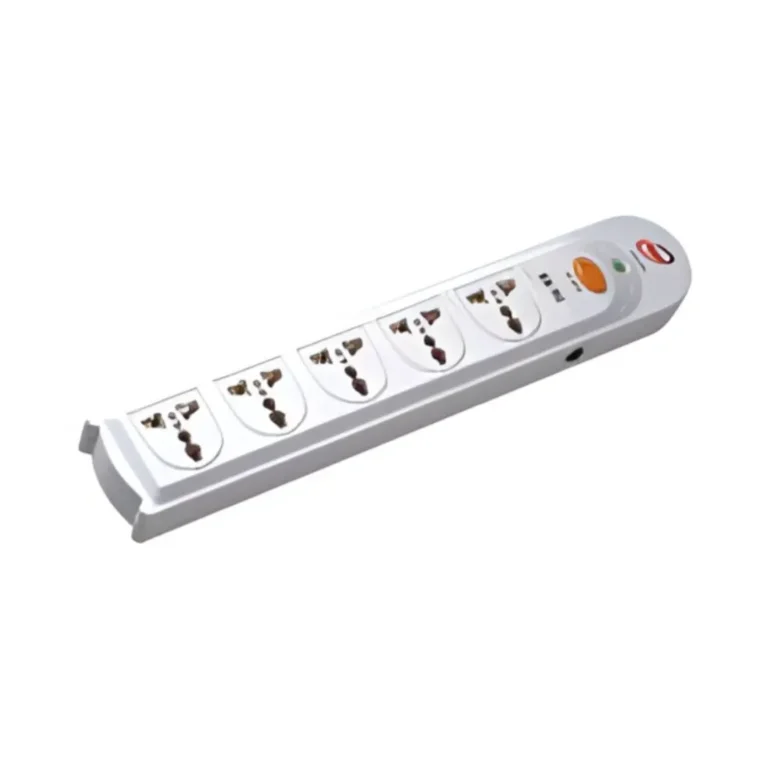 Seven Star 5-Outlet Universal Power Strip with Surge Protector