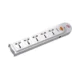 Seven Star 5-Outlet Universal Power Strip with Surge Protector