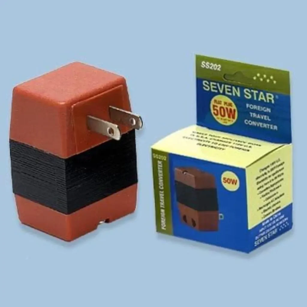 Seven Star 50 Watt Step Up Travel Voltage Converter