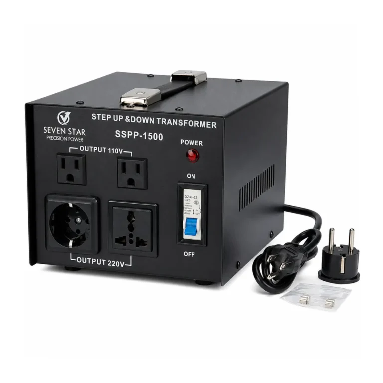 Seven Star Power Precision 1500W Voltage Converter Transformer – Step UpDown